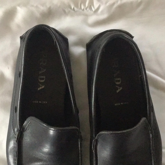 Men’s black Prada loafers main image 4